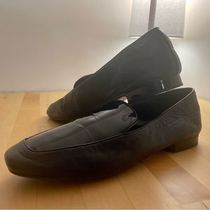 Donald Pliner leather loafers.